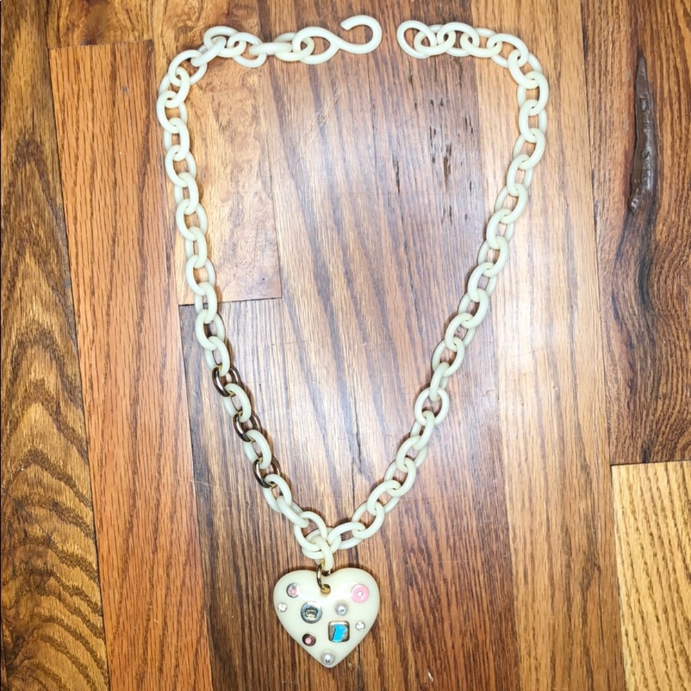Juicy Couture acrylic necklace
